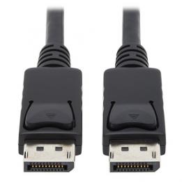 DisplayPort Cable with Latching Connectors, 4K 60 Hz (M/M), Black, 6 ft.