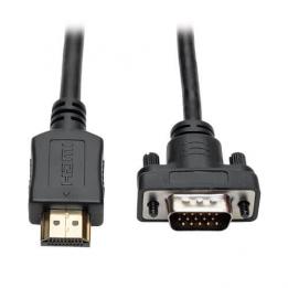 HDMI to VGA Active Adapter Cable (HDMI to Low-Profile HD15 M/M), 6 ft.